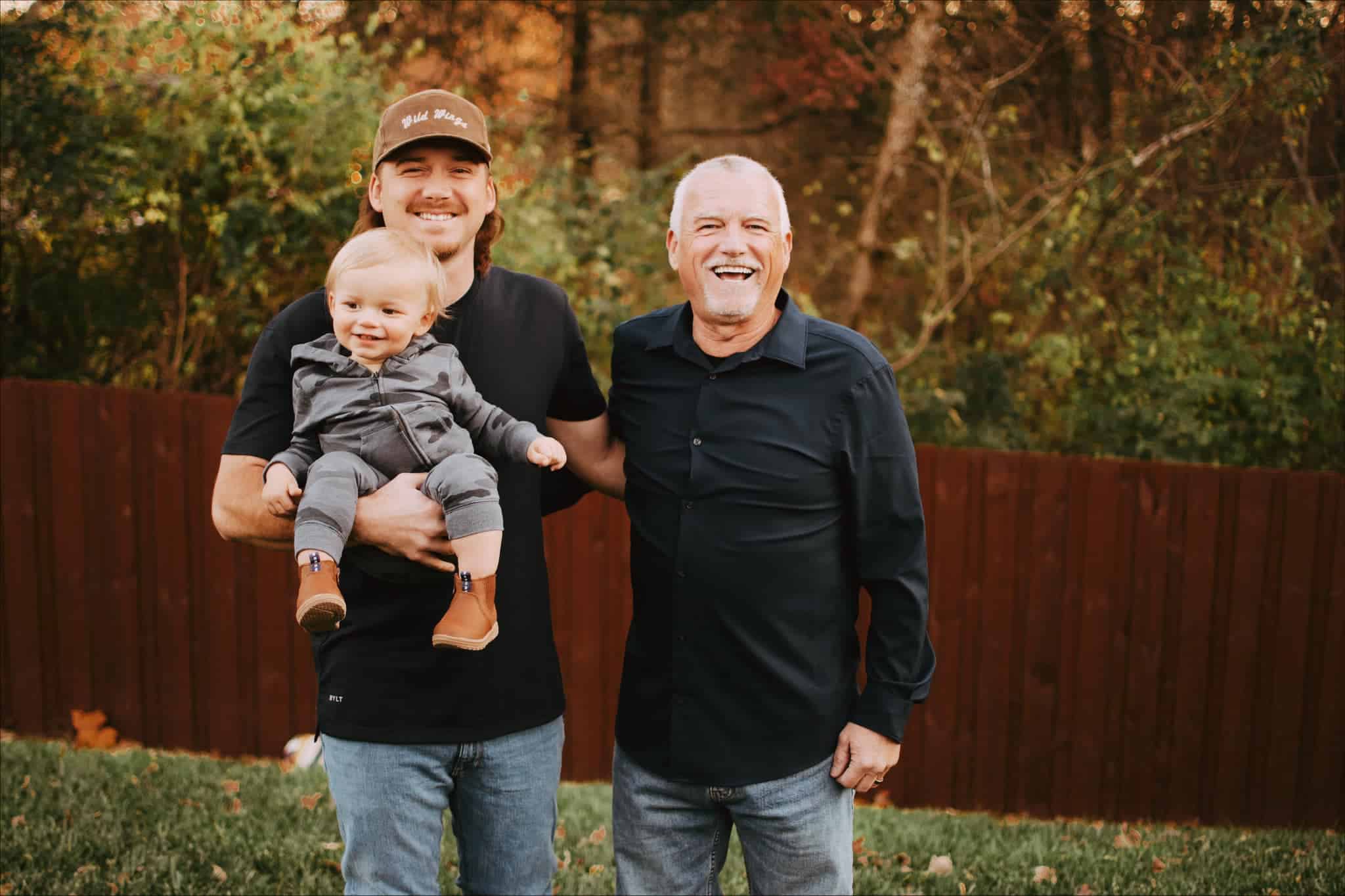 Morgan Wallen, Tommy Wallen & Indigo Wilder; Photo Courtesy of @AustinAngelPhotography