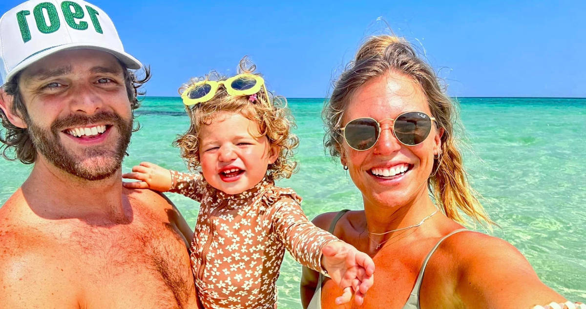 Thomas Rhett Takes A Break From The Home Team Tour For "Beach Time