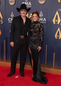 Zach Top And His Girlfriend Amelia Make Dazzling Red Carpet Debut at