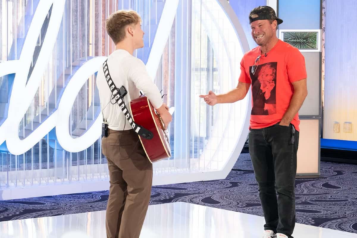 Baylee Littrell and Brian Littrell of Backstreet Boys; Photo Provided by American Idol / ABC