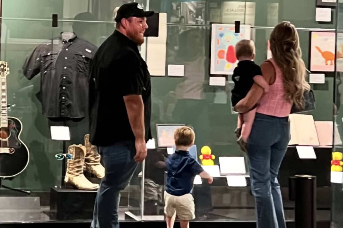 Luke Combs, Nicole Combs And Their Two Kids; Photo Courtesy of Instagram