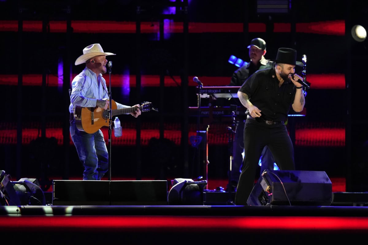 Cody Johnson and Carín León, Photo Courtesy of CMA Fest