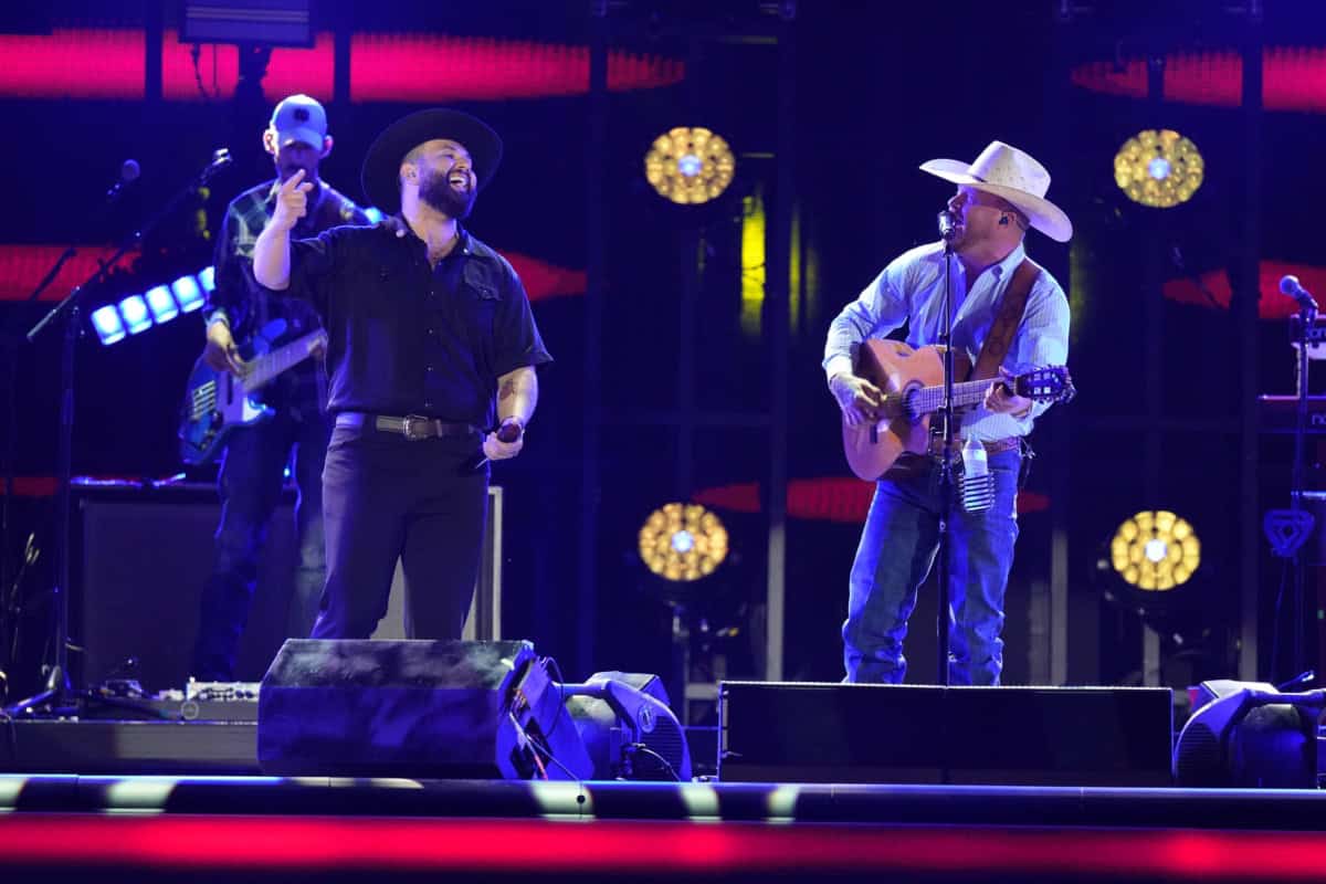 Cody Johnson and Carín León, Photo Courtesy of CMA Fest