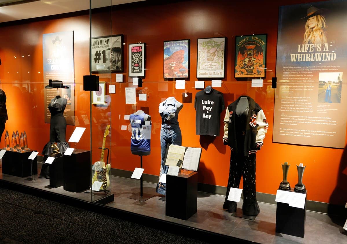 Lainey Wilson: Tough As Nails Exhibit Display; Photo by Jason Kempin/Getty Images for the Country Music Hall of Fame and Museum