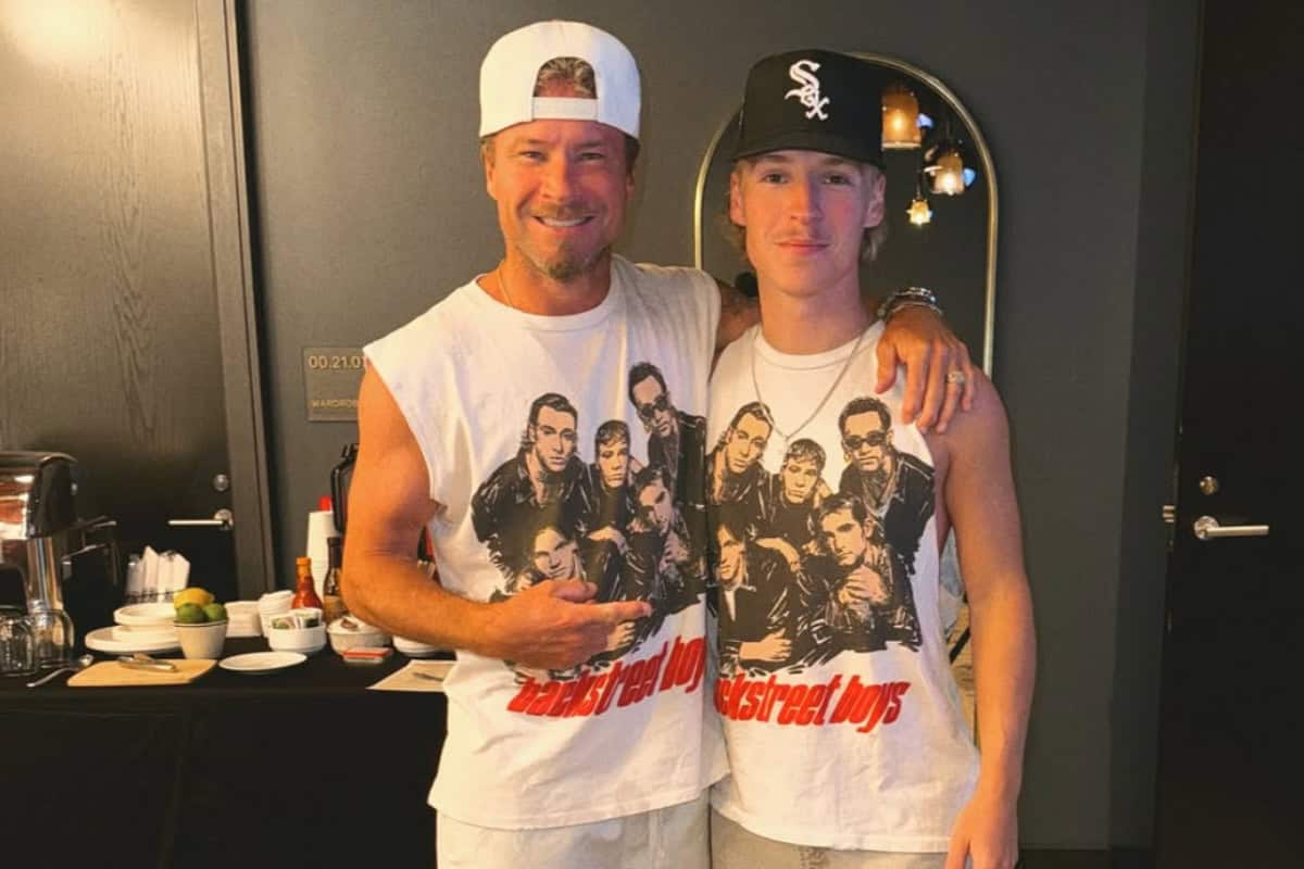 Brian Littrell And His Son Baylee Littrell; Photo Courtesy of Instagram