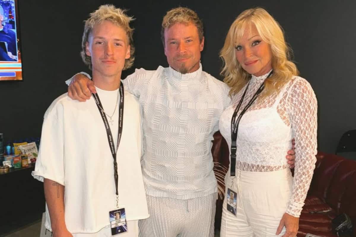 Brian Littrell, his wife Leighanne Littrell And His Son Baylee Littrell; Photo Courtesy of Instagram