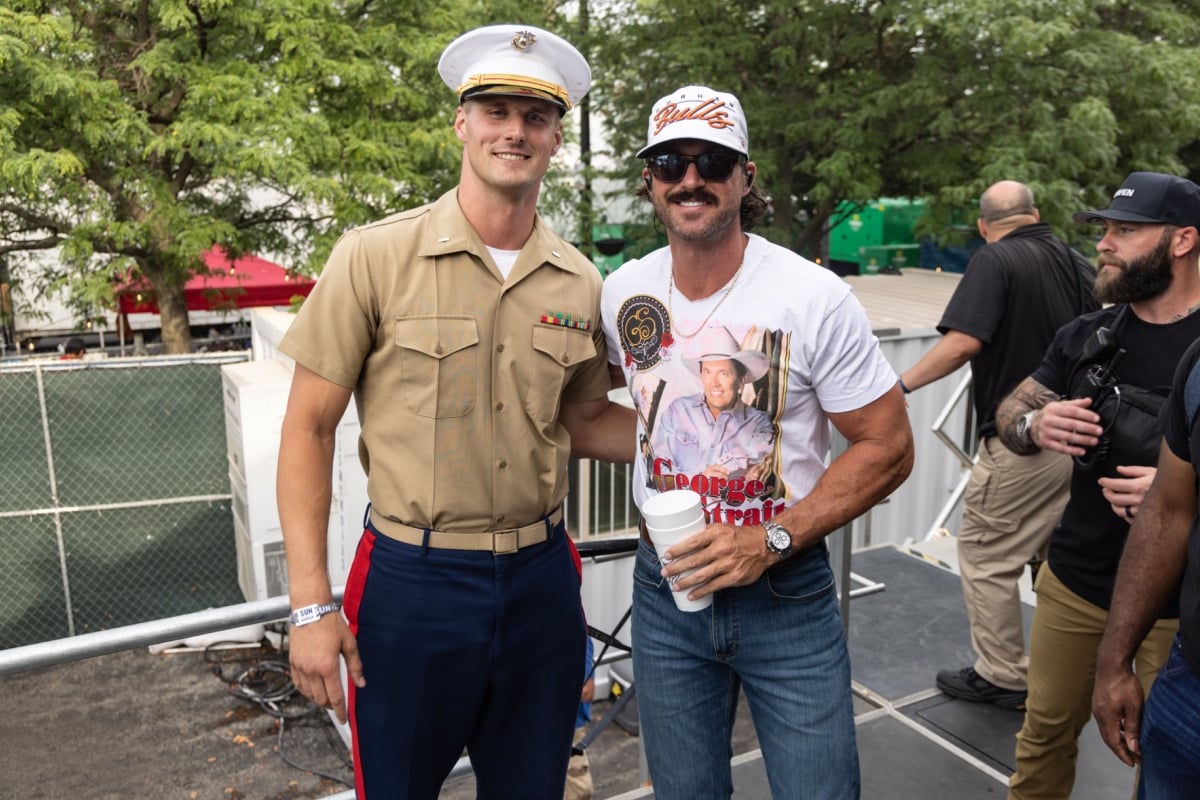 United States Marine Jackson Perkins, Riley Green; Photo Courtesy of Samuel Crabtree
