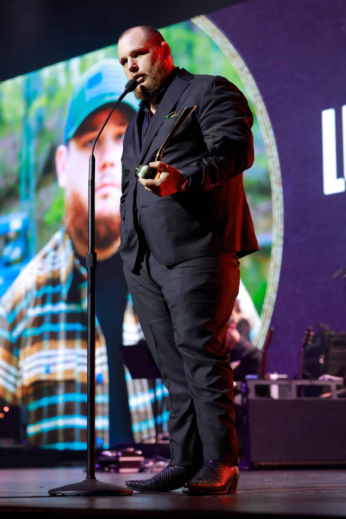 Luke Combs; Photo Courtesy of Getty Images for ACM