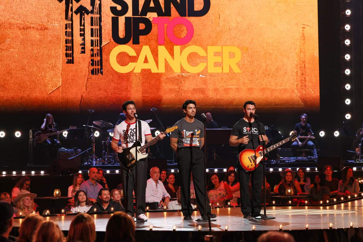 Jonas Brothers; Photo Courtesy of Terry Wyatt/Getty Images for Stand Up To Cancer