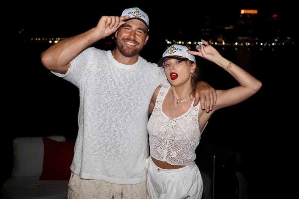 Travis Kelce, Taylor Swift; Photo Courtesy of Instagram