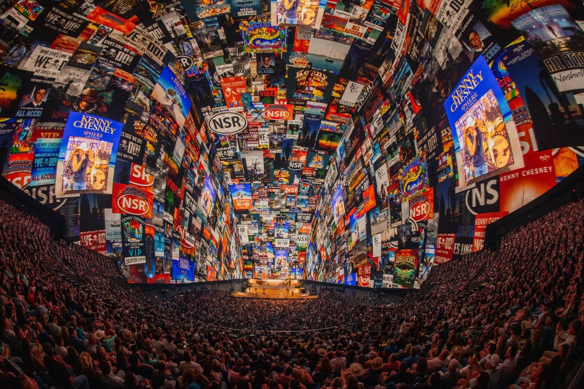 Kenny Chesney at Sphere in Las Vegas, Photo Provided