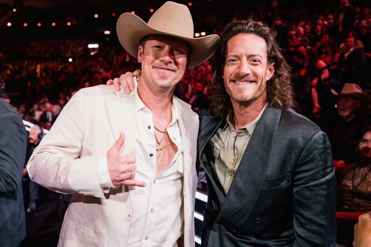 Brian Kelley and Tyler Hubbard of Florida Georgia Line; Photo by John Shearer/Getty Images for CMA