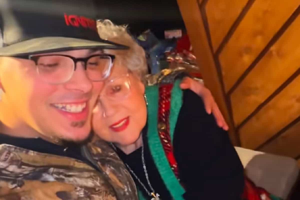 Chase Matthew and his grandma; Photo Courtesy of Instagram