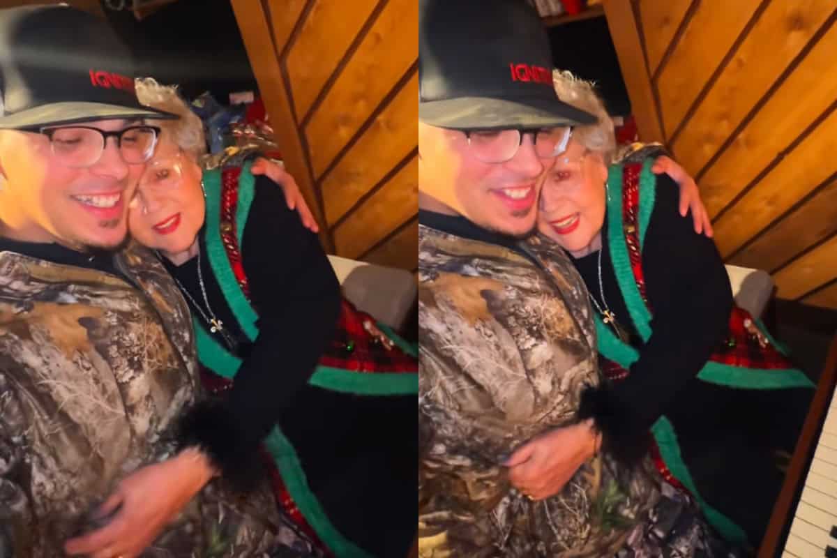 Chase Matthew and his grandma; Photo Courtesy of Instagram