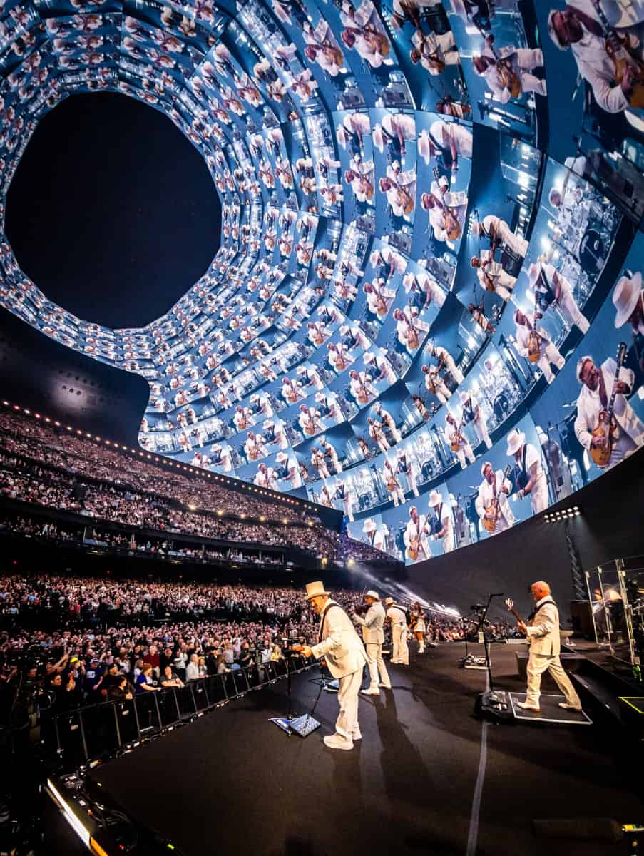 Zac Brown at Sphere; Photo Courtesy of Alive Coverage via Sphere