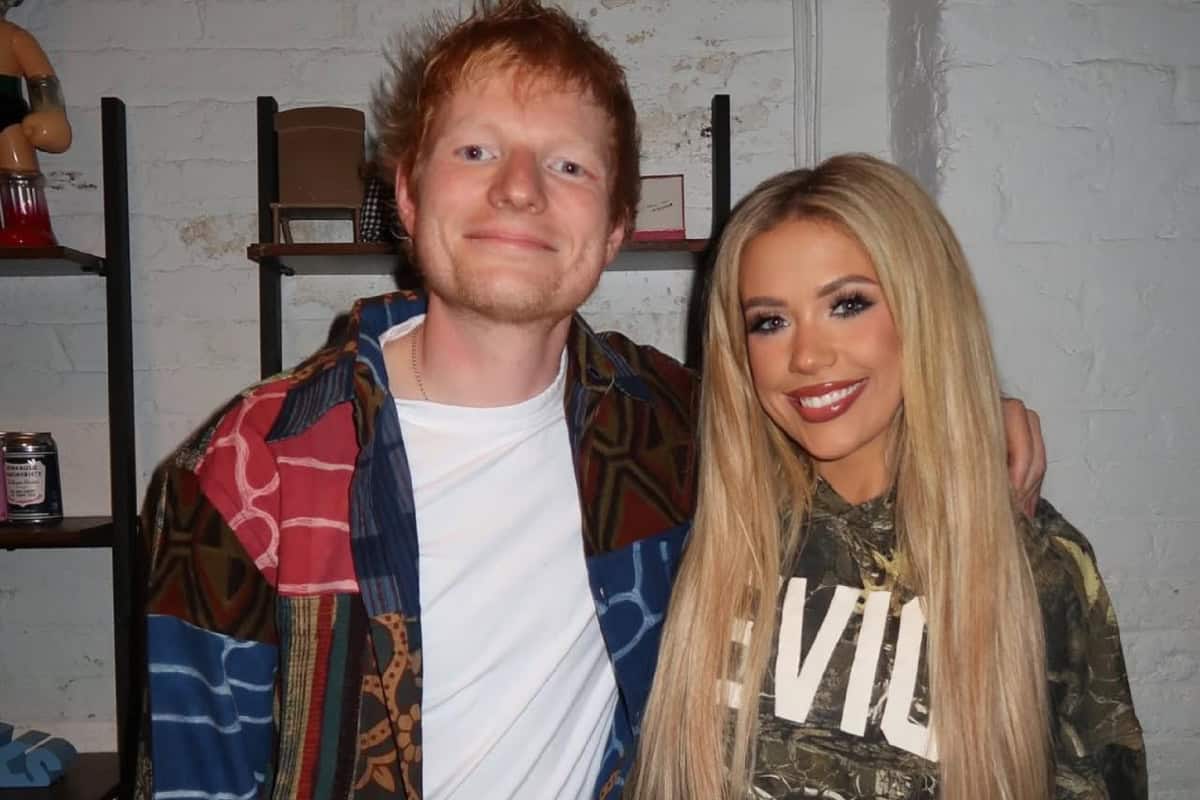 Ed Sheeran and Megan Moroney; Photo Courtesy of Instagram