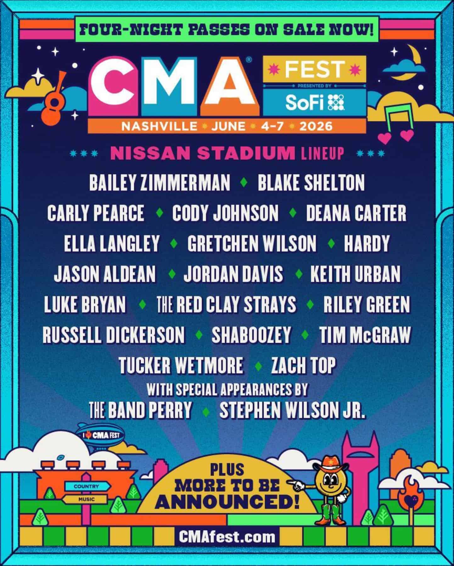 2026 CMA Fest Lineup
