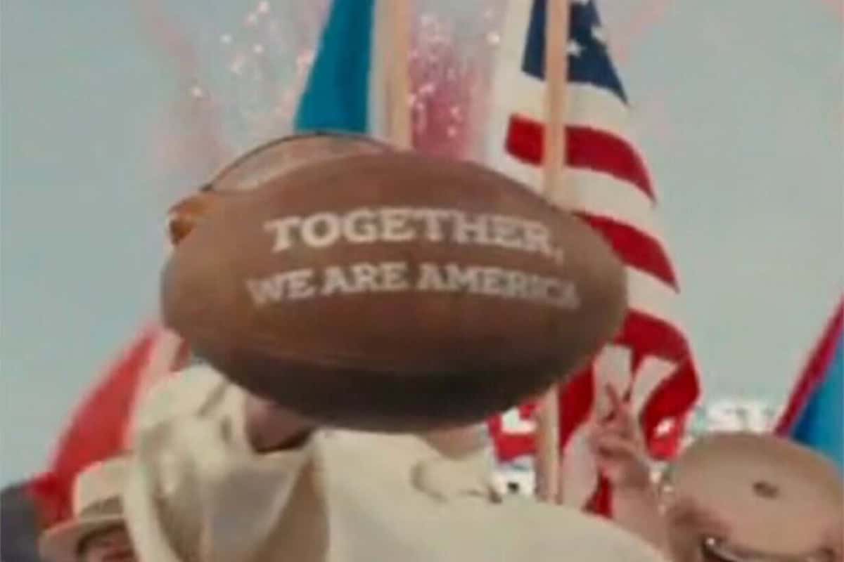 Bad Bunny "Together, We Are America" Football; Photo Courtesy of Super Bowl LX