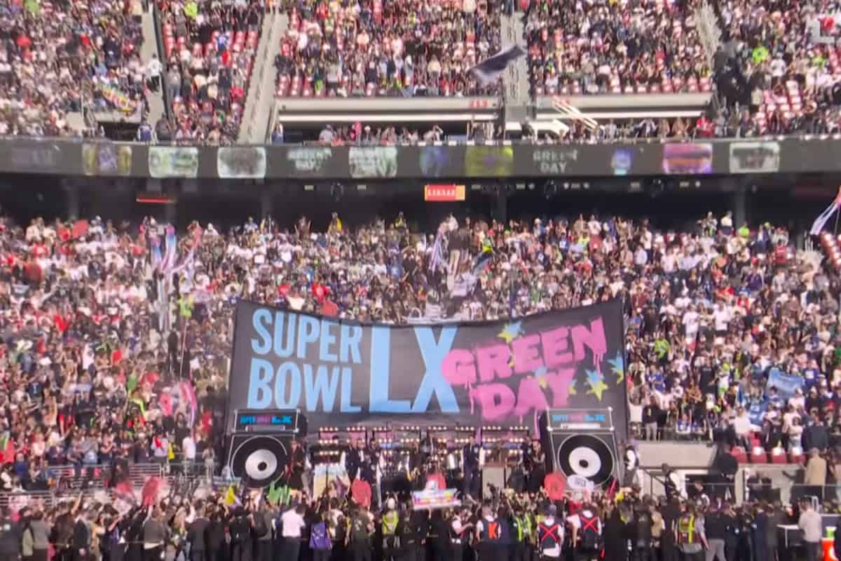 Green Day; Photo Courtesy of Super Bowl LX via NFL YouTube
