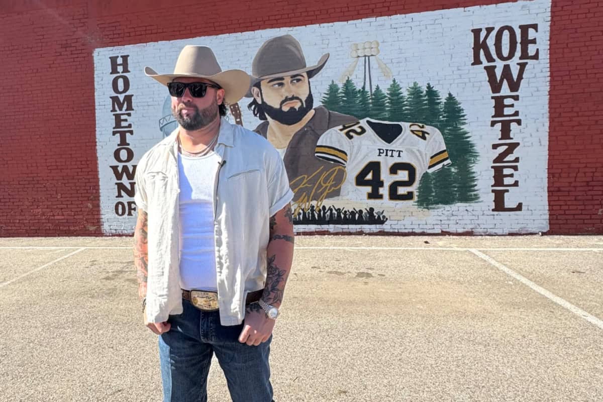 Koe Wetzel In Hometown of Pittsburg; Photo Courtesy of Instagram