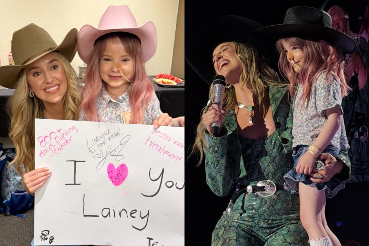 Lainey Wilson, 6-Year-Old Tessa in Australia; Photos Courtesy of Renee Perry, Weidenhofer and GoFundMe