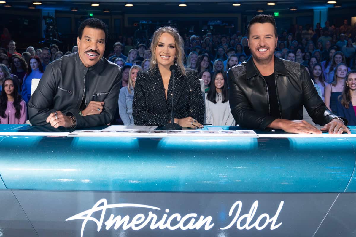 Lionel Richie, Carrie Underwood and Luke Bryan; Photo Courtesy of American Idol via ABC