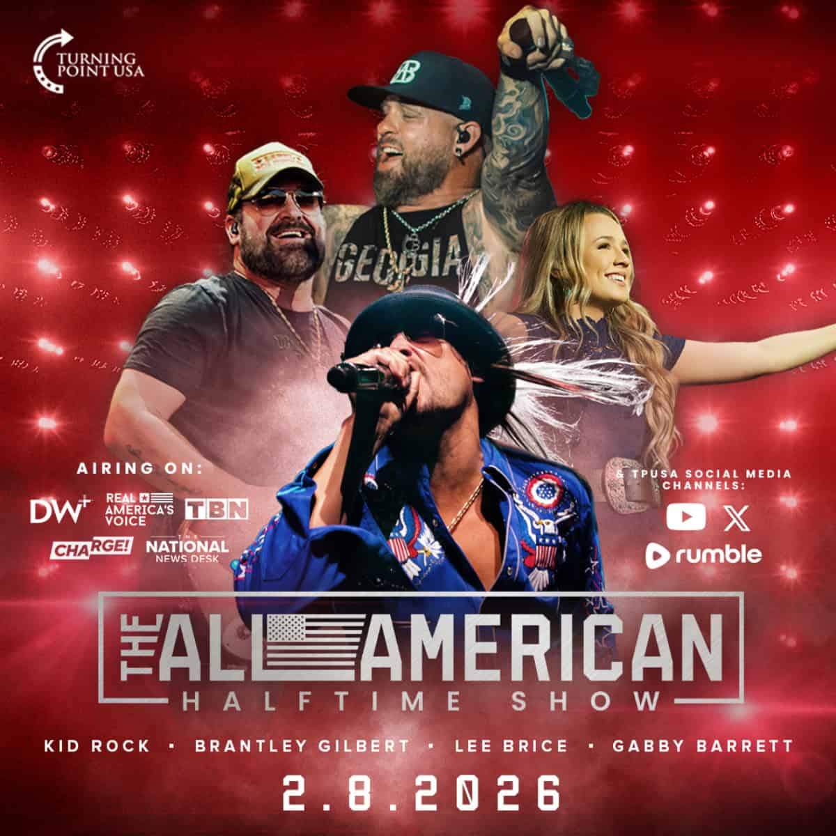 Turning Point USA The All-American Halftime Show 2026