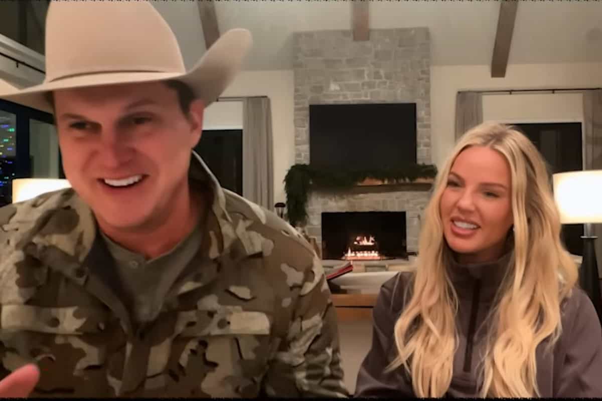 Jon Pardi and his wife Summer Pardi; Photo Courtesy of George Kittle Podcast The Kittle Things