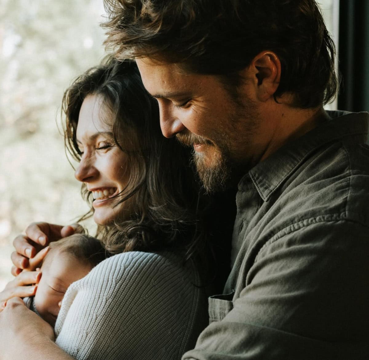 Luke Grimes, wife Bianca and their son; Photo Courtesy of Instagram
