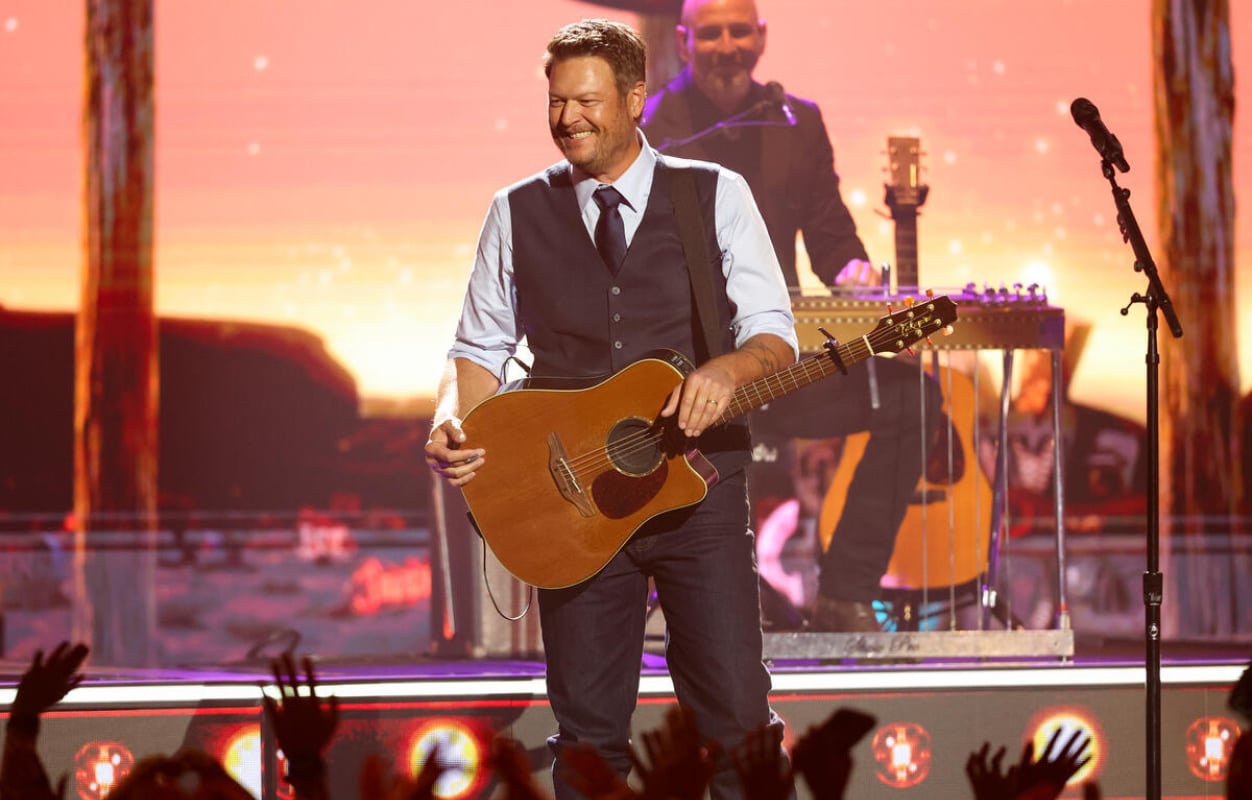 Blake Shelton; Photo Courtesy of Penske Media via ACM Awards