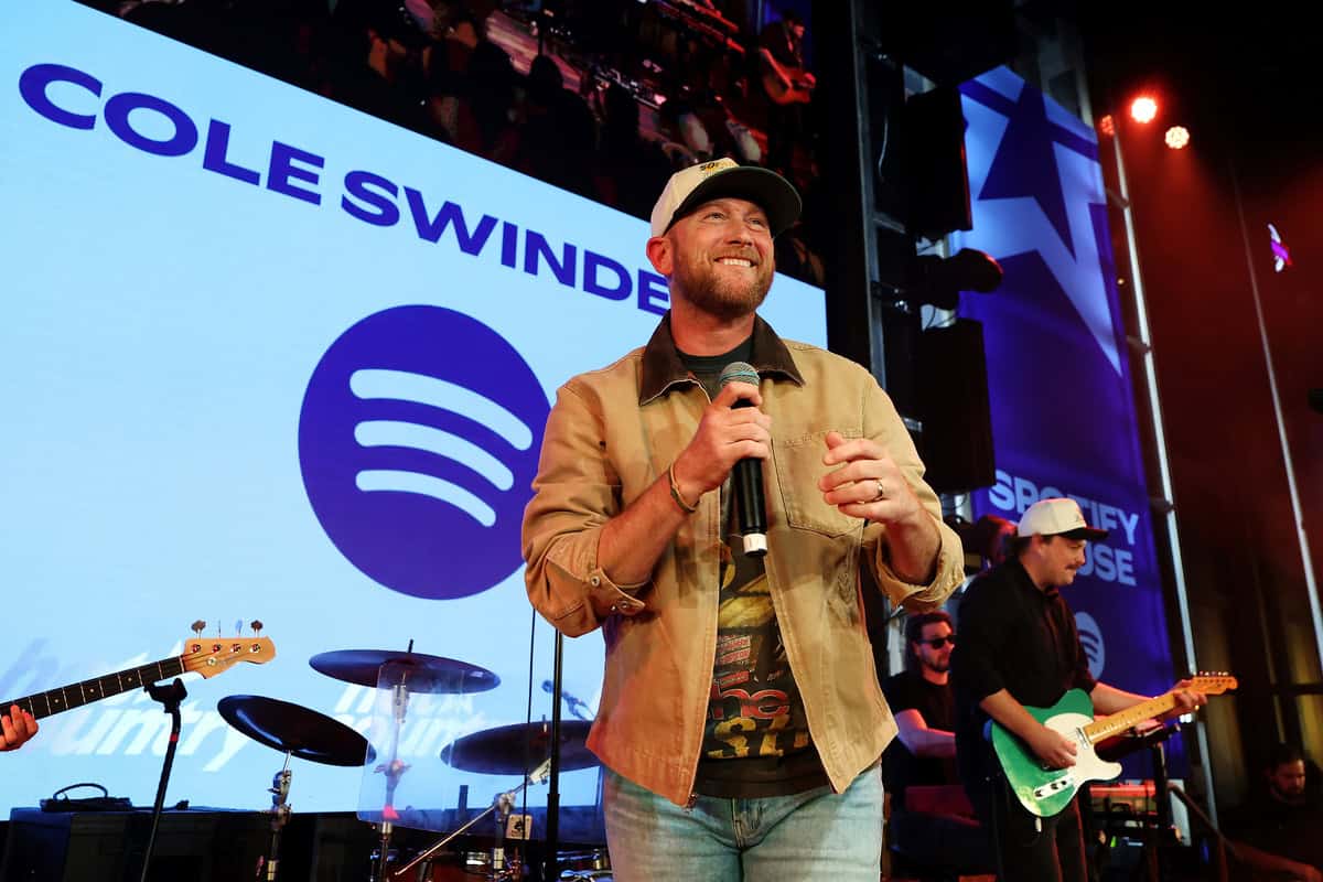 Cole Swindell at Spotify House at CMA Fest 2026; Photo by Rick Kern/Getty Images for Spotify