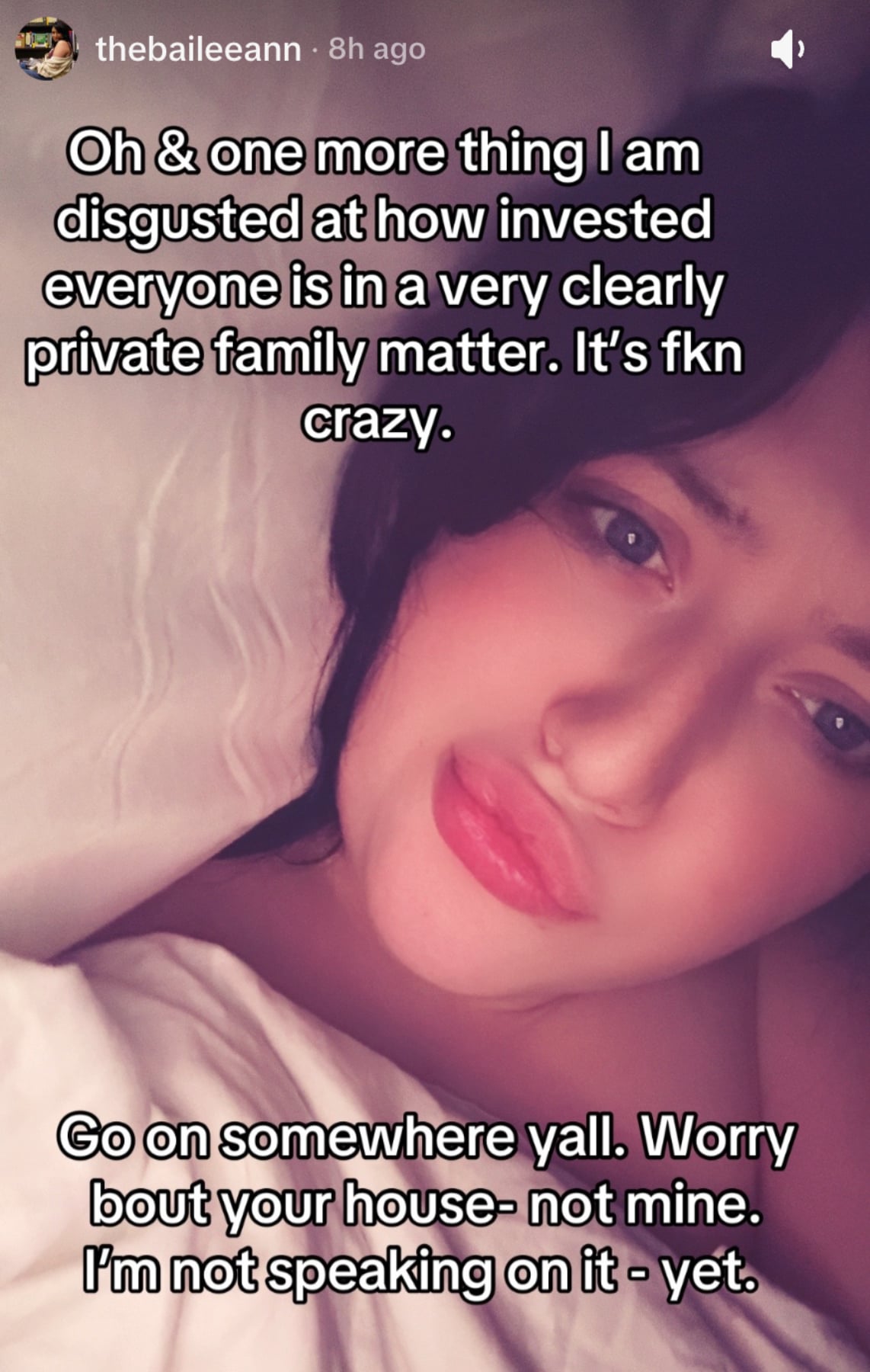 Courtesy of Bailee Ann TikTok Story
