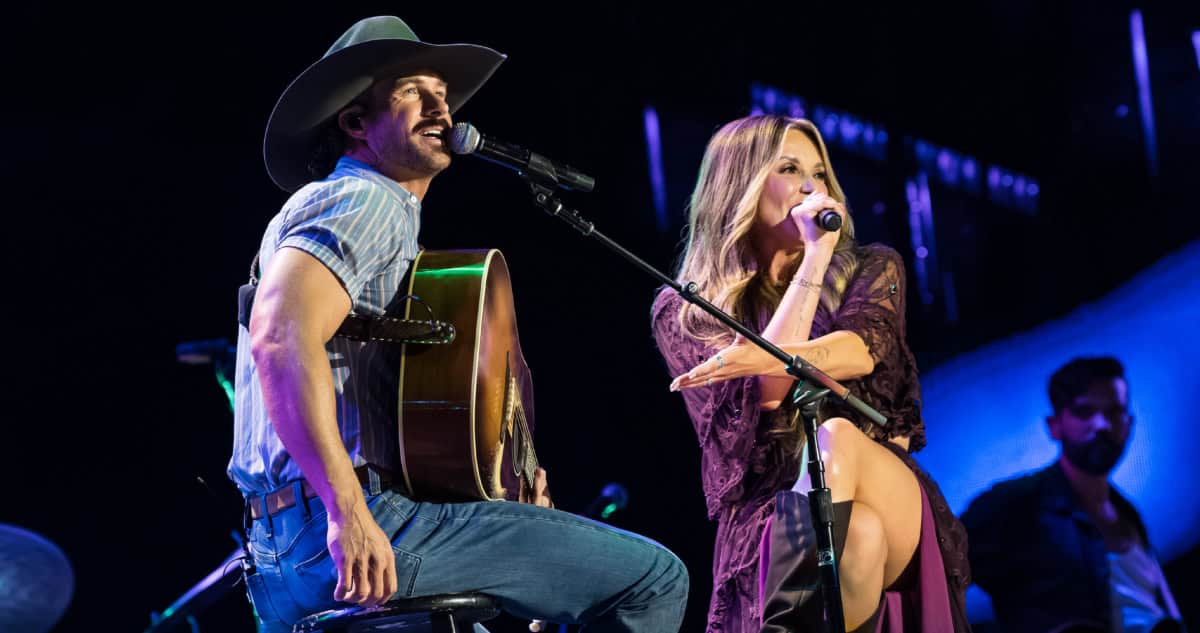 Riley Green Takes Break From Co-Hosting Duties To Perform With Carly Pearce During 2026 CMA Fest