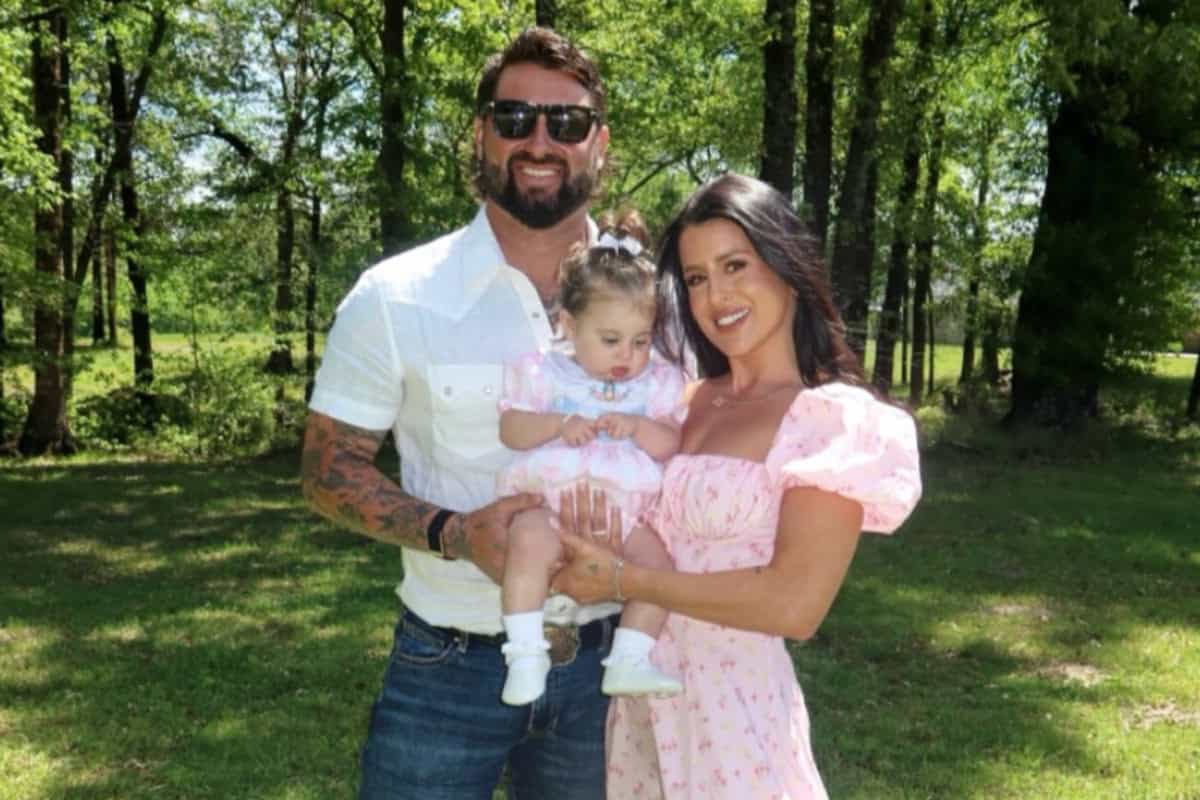 Koe Wetzel, Bailey Fisher and Daughter Woods Madison; Photo Courtesy of Instagram