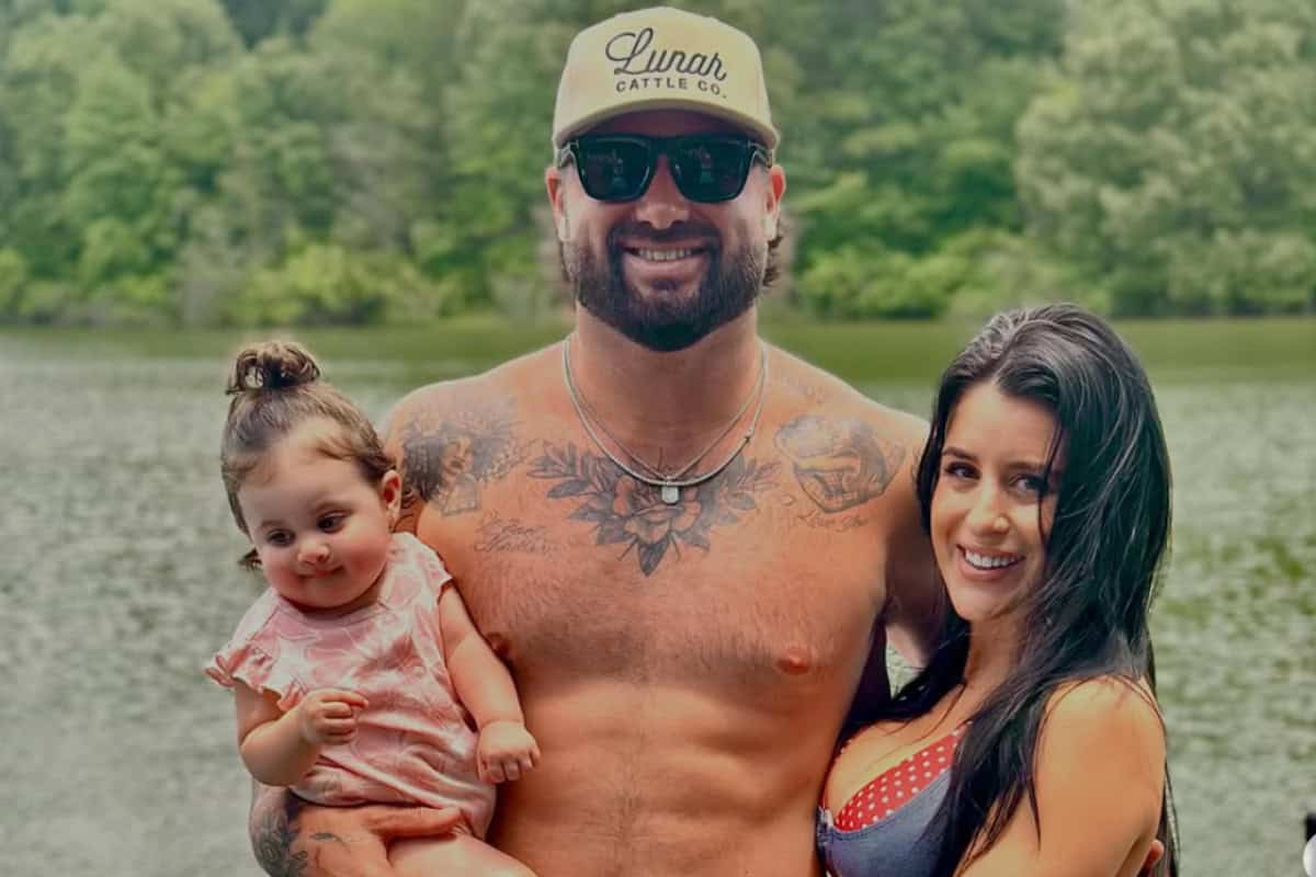 Koe Wetzel, Bailey Fisher and Daughter Woods Madison; Photo Courtesy of Instagram