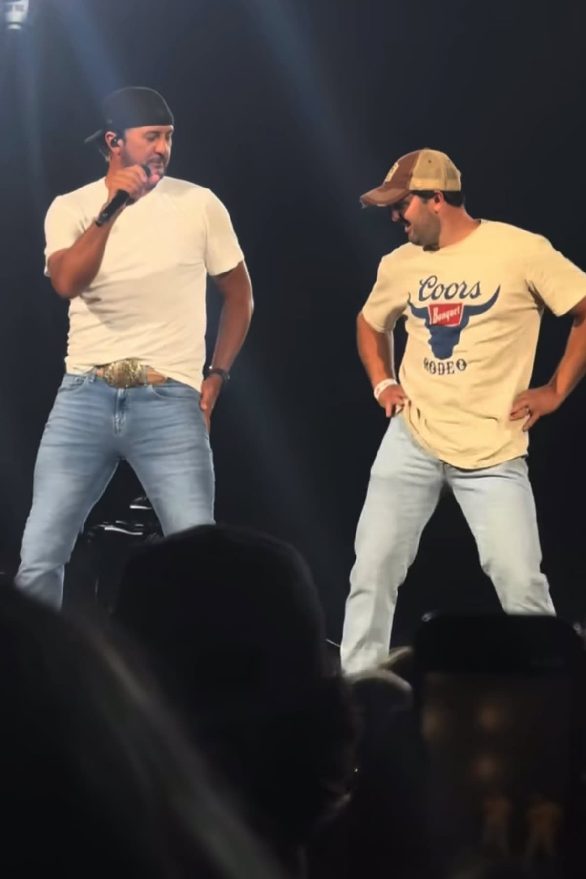 Luke Bryan and Fan Colin Gould; Photo Courtesy of TikTok