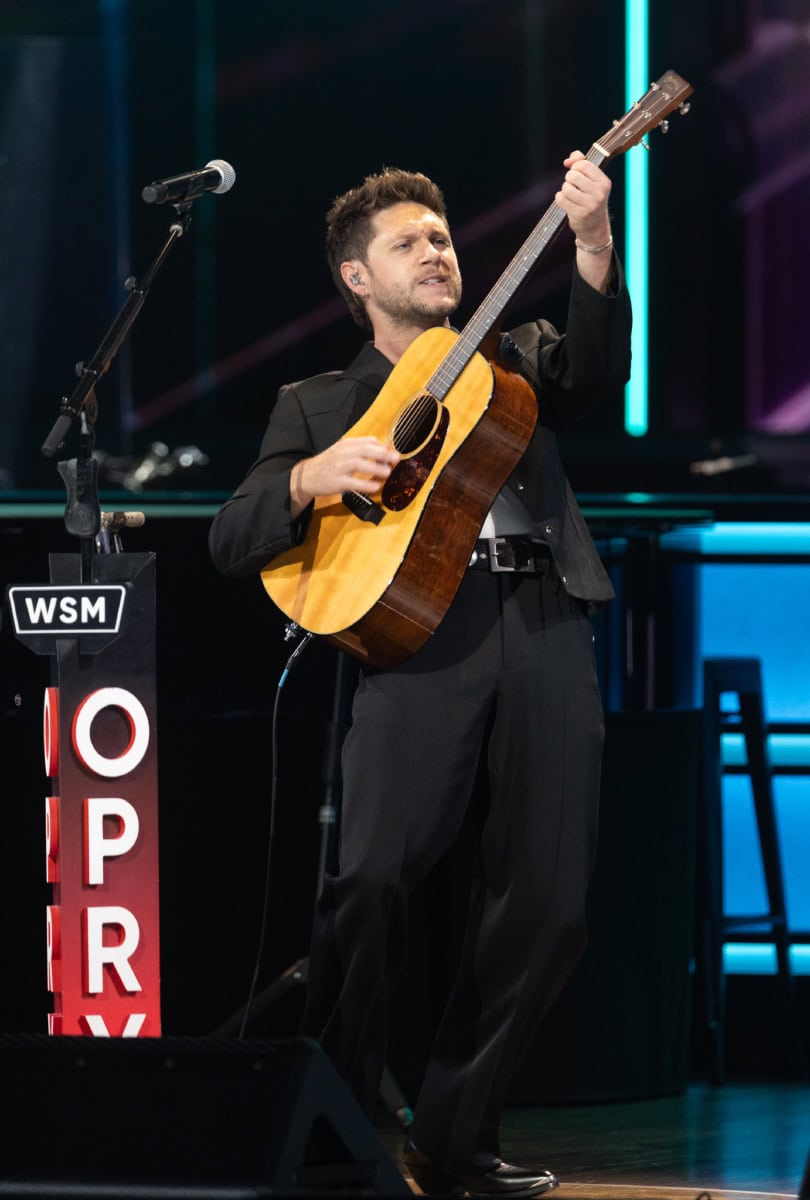 Niall Horan and Thomas Rhett; Photos Courtesy of Chris Hollo via Grand Ole Opry