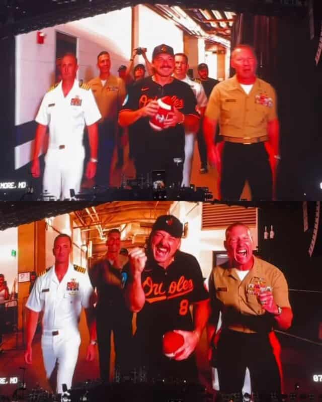Morgan Wallen Still The Problem Tour Walkout With U.S. Navy And Marines
